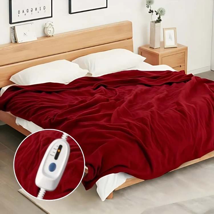 Marcherelle™ – Couverture Chauffante Électrique Douce & Confortable pour Hiver
