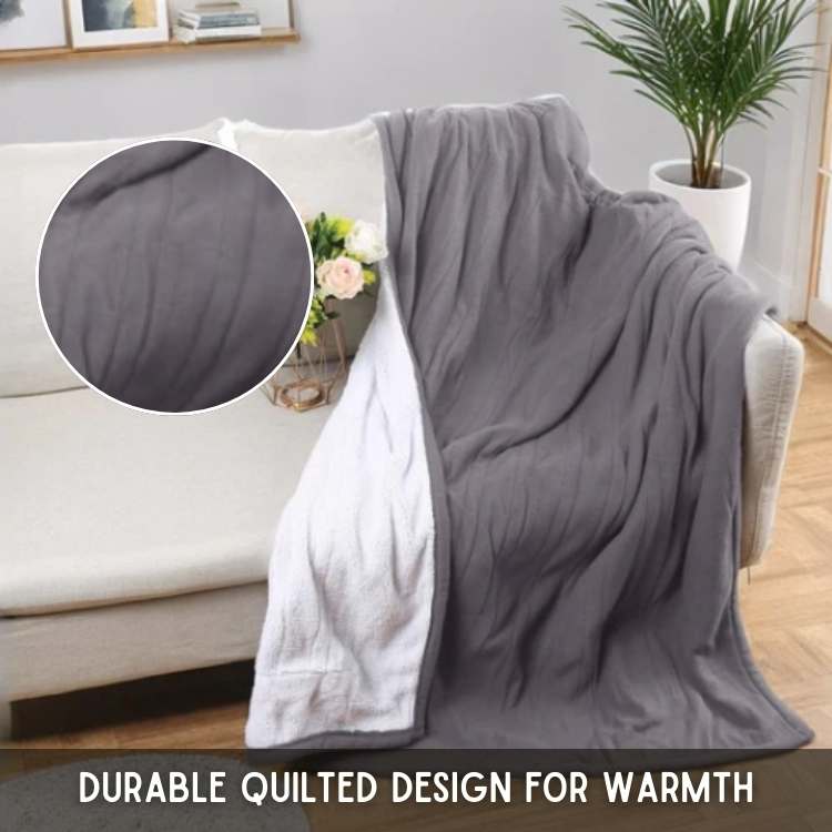 Marcherelle™ – Couverture Chauffante Électrique Douce & Confortable pour Hiver
