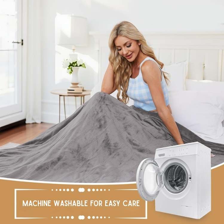 Marcherelle™ – Couverture Chauffante Électrique Douce & Confortable pour Hiver
