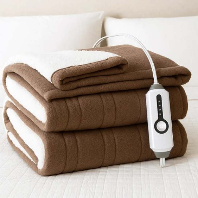 Marcherelle™ – Couverture Chauffante Électrique Douce & Confortable pour Hiver