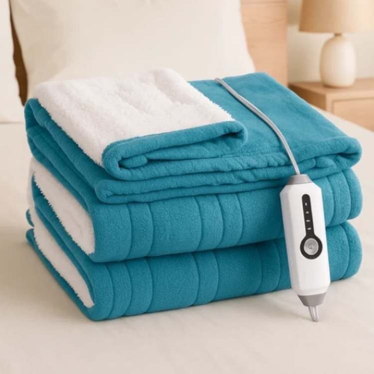 Marcherelle™ – Couverture Chauffante Électrique Douce & Confortable pour Hiver
