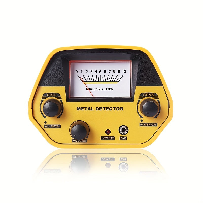 Compact metal detector with 20 cm coil for precise outdoor treasure hunting – Lightweight, user-friendly, and versatile detection