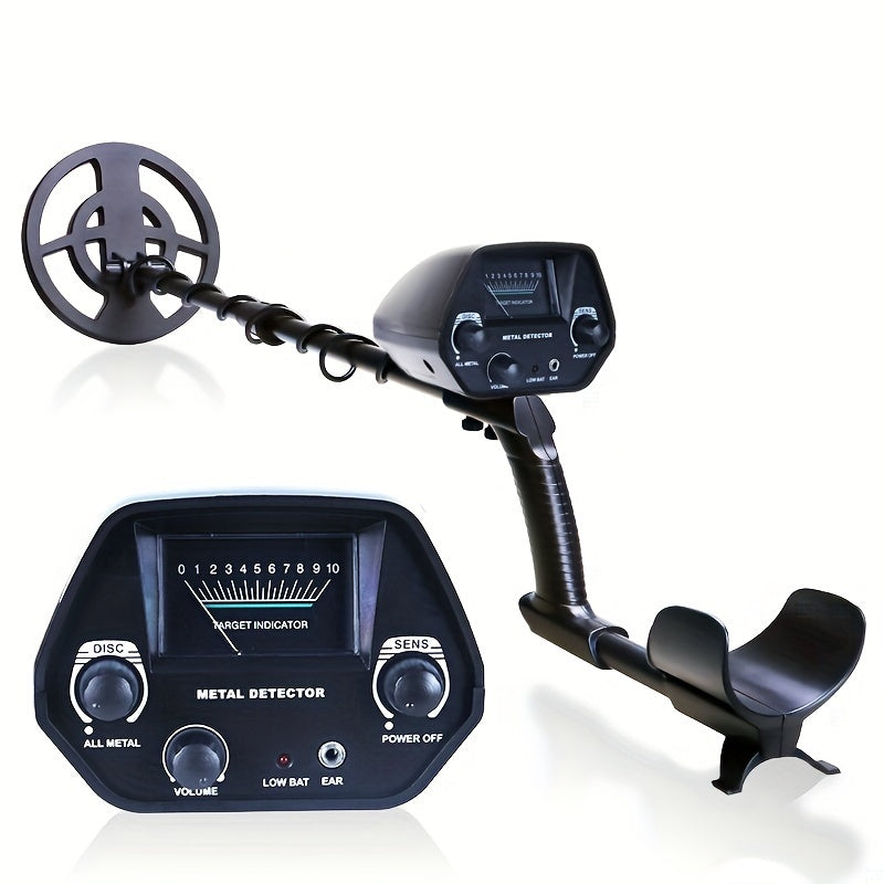 Compact metal detector with 20 cm coil for precise outdoor treasure hunting – Lightweight, user-friendly, and versatile detection