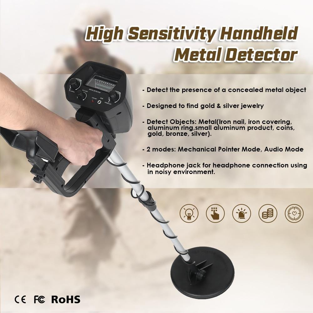 Portable metal detector with adjustable length