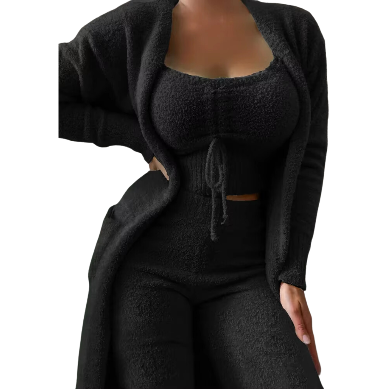 Pyjama Velours Doux et Confortable pour Femme