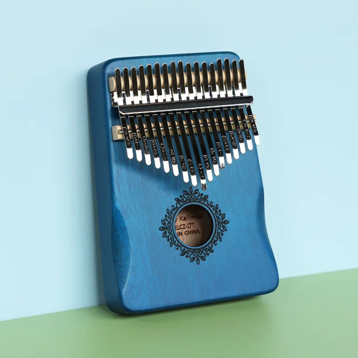 Kalimba 17 Touches en Bois avec Piano à Pouce Portatif