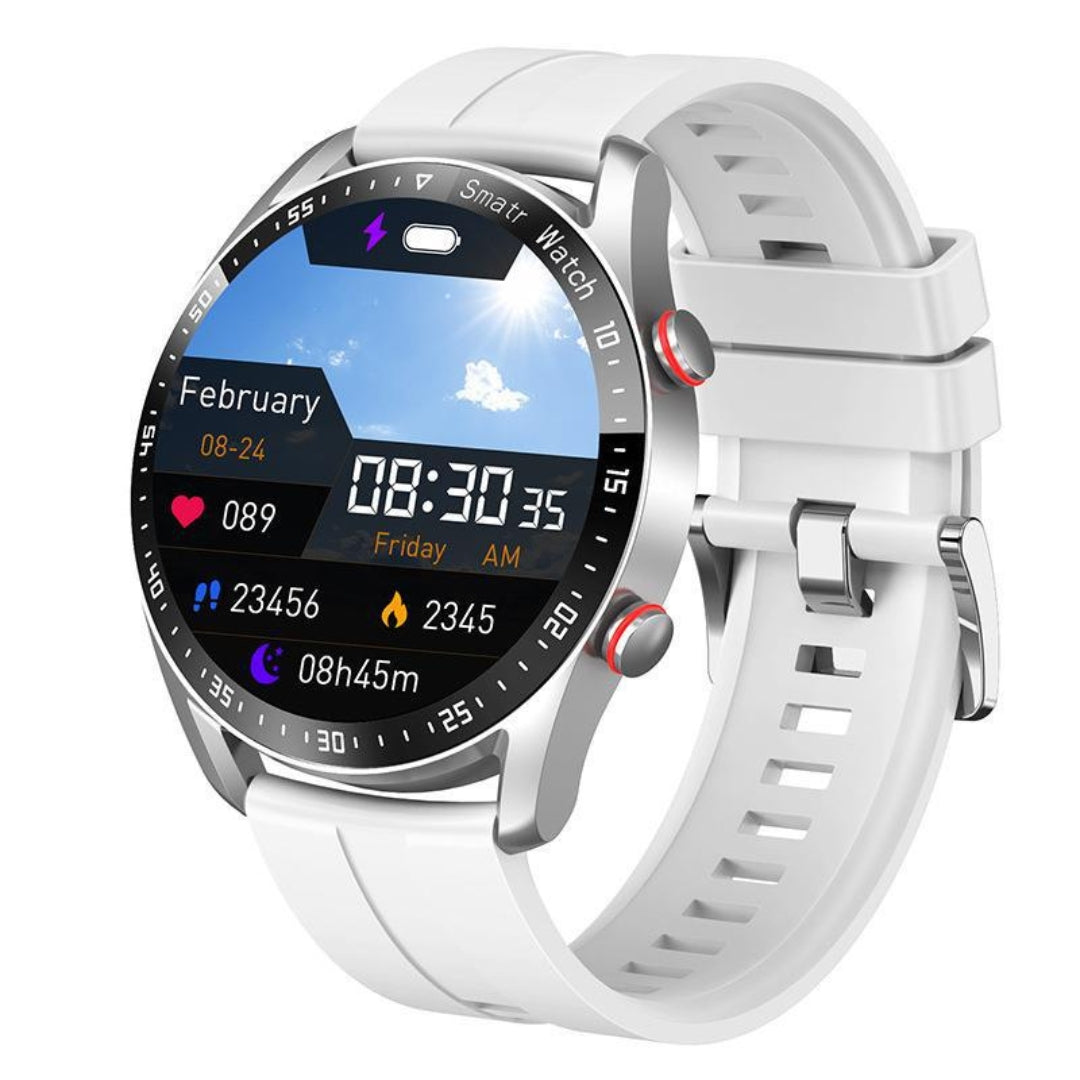 Marcherelle™ – Montre Connectée Homme Suivi Santé & Résistance à l'Eau IP67