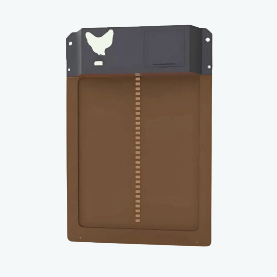 Marcherelle™ – Porte Automatique de Poulailler Solaire & Électrique, Sécurisée et Facile à Installer
