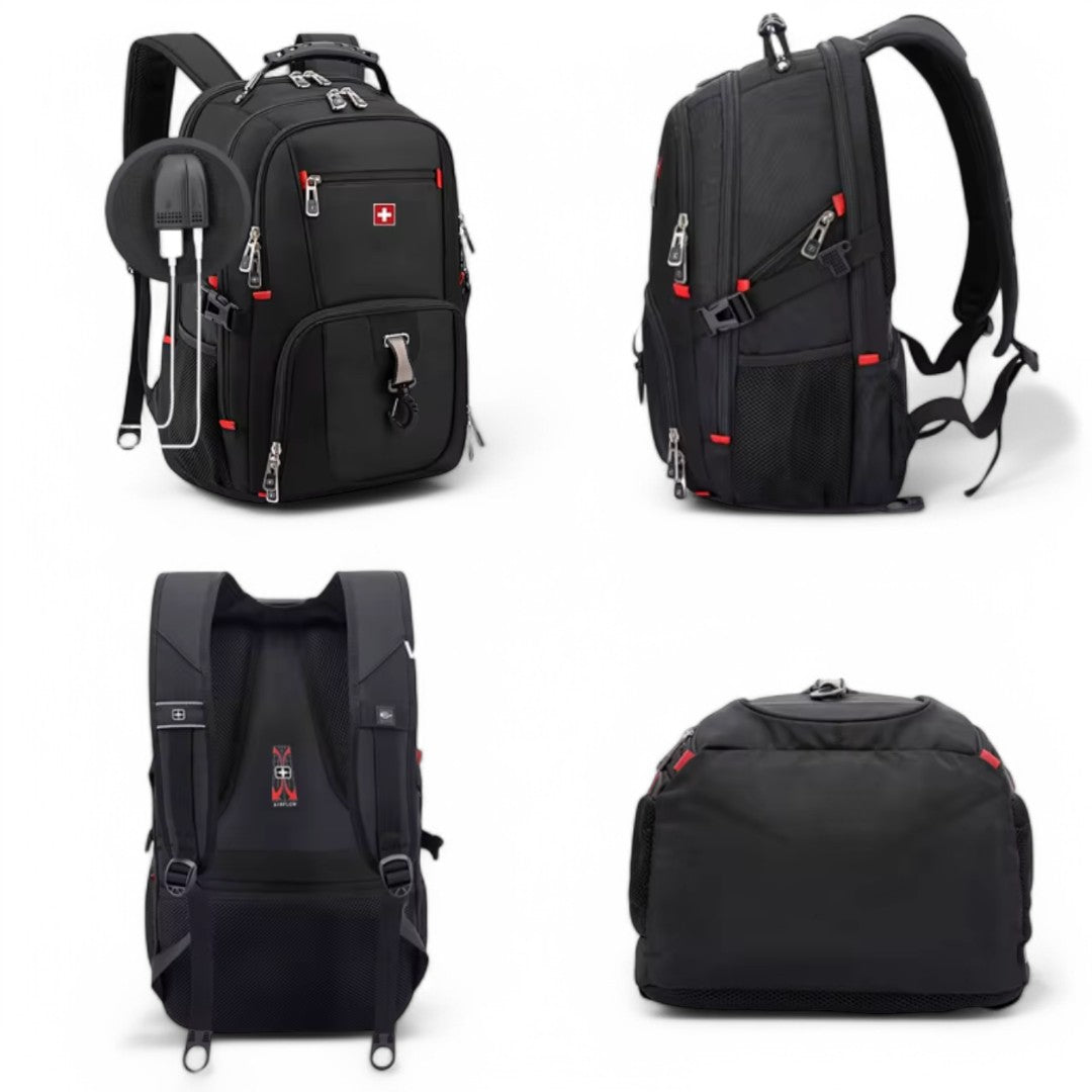Marcherelle™ – Sac à Dos Voyage Unisex 35L Imperméable, Compartiment PC