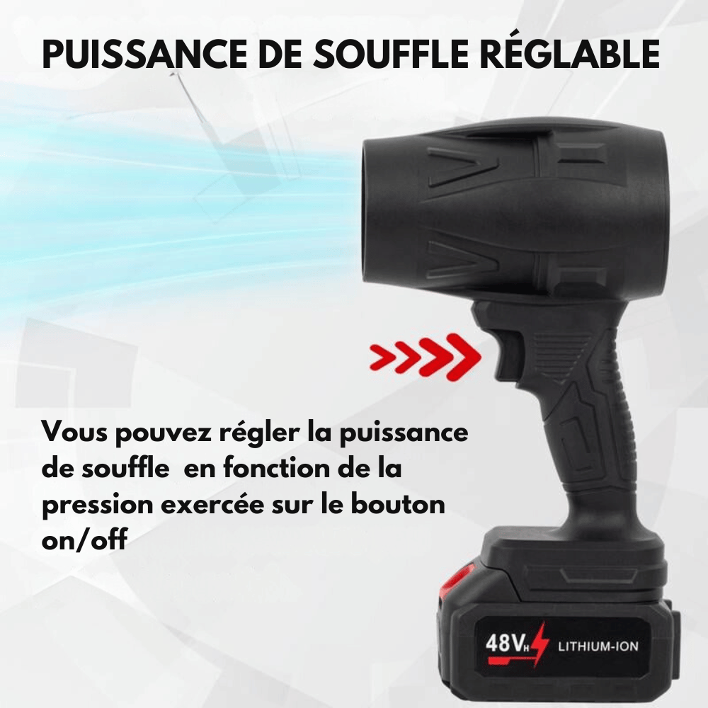 Marcherelle™ – Souffleur Sans Fil Puissant & Léger pour Feuilles et Débris