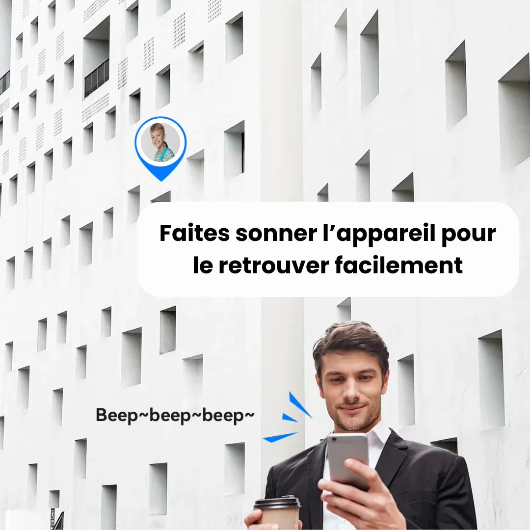 Marcherelle™ – Traceur GPS Enfant Sans Abonnement Suivi Précis en Temps Réel