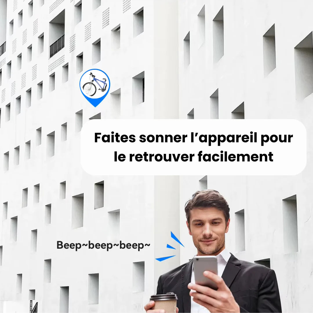 Marcherelle™ – Traceur GPS Vélo Sans Abonnement Localisation Invisible & Fiable