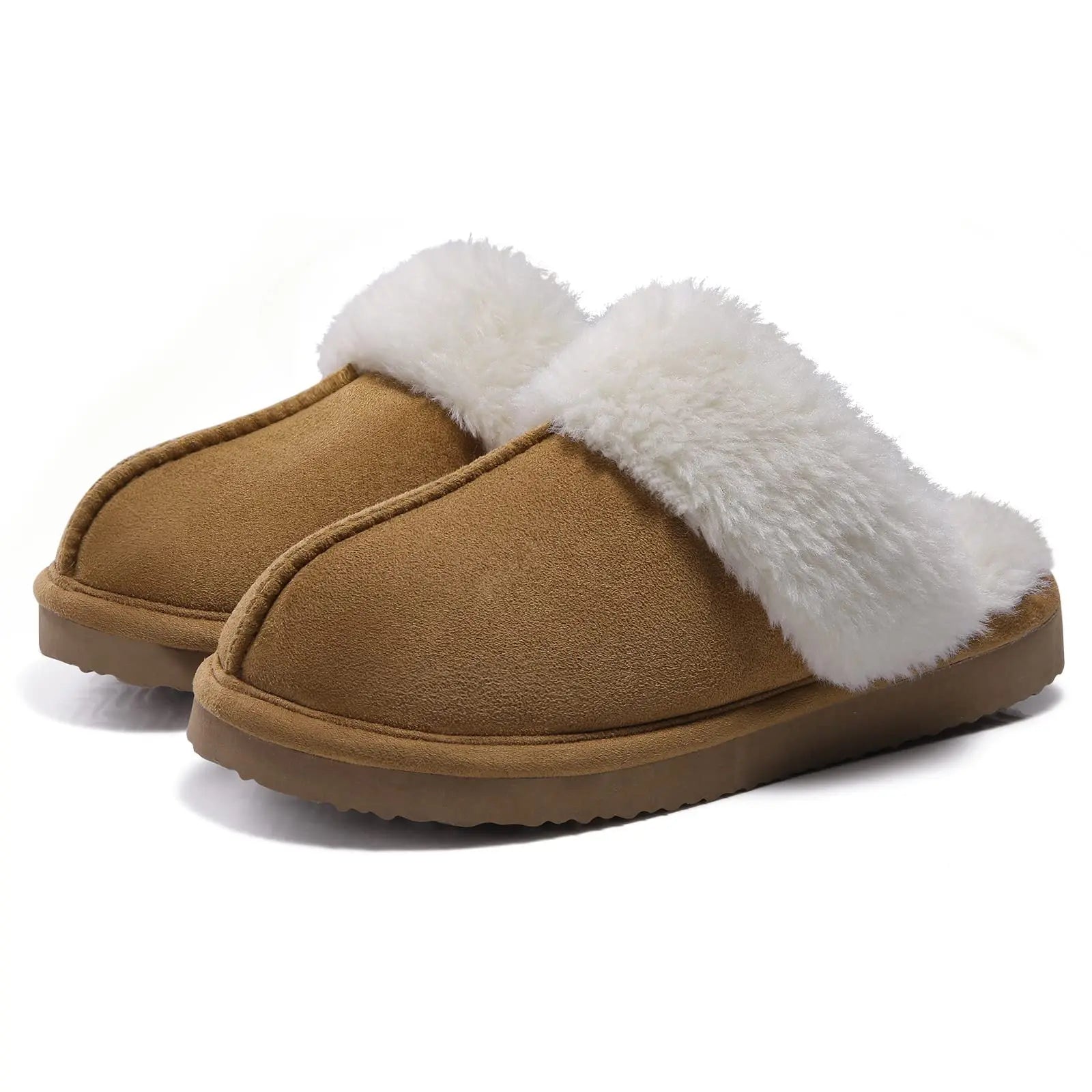 Pantoufles Pelucheuses Pattes D’ours/chat/loup – Cosplay Animal – Adultes Et Enfants à Partir De 8 Ans (Marron)