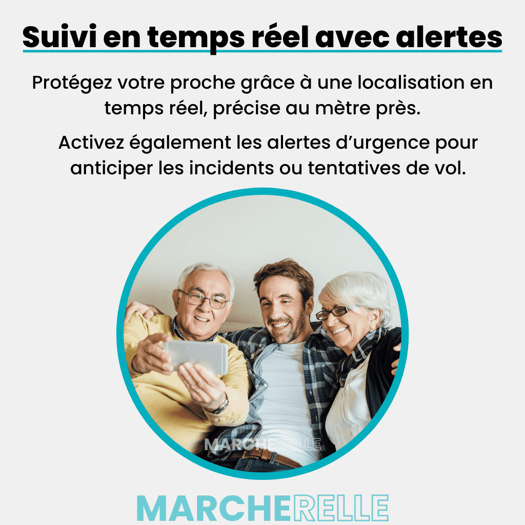 Senio™ – Traceur GPS Senior Sans Abonnement Suivi Instantané et Fiable
