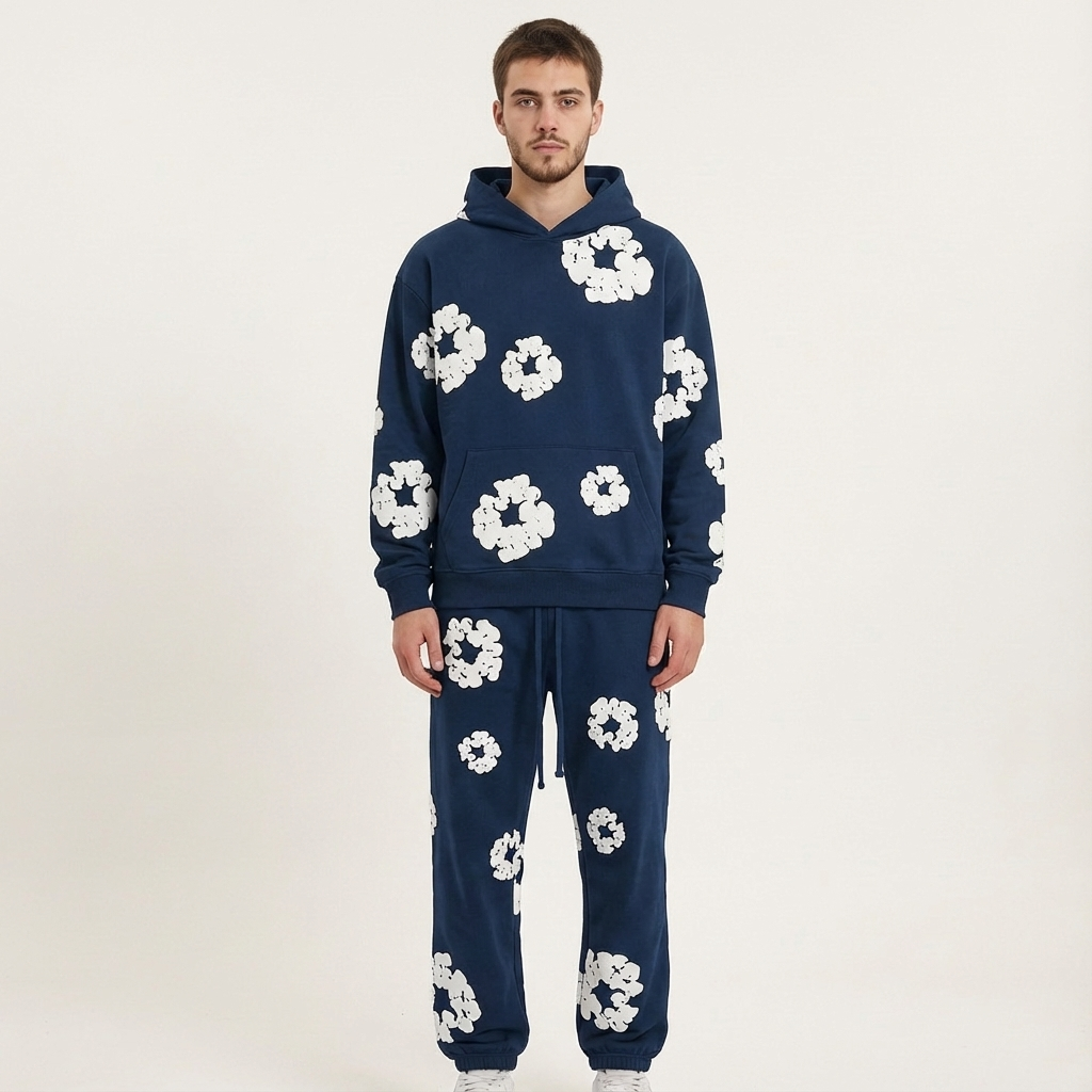 Sweat Homme Floral Élégant – Confort Chic Printemps