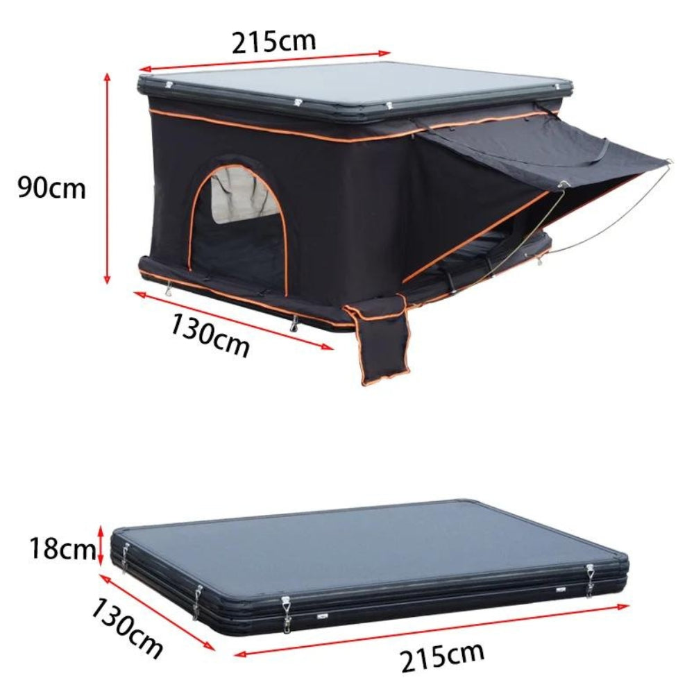 Tente de Toit Aluminium Léger et Compacte
