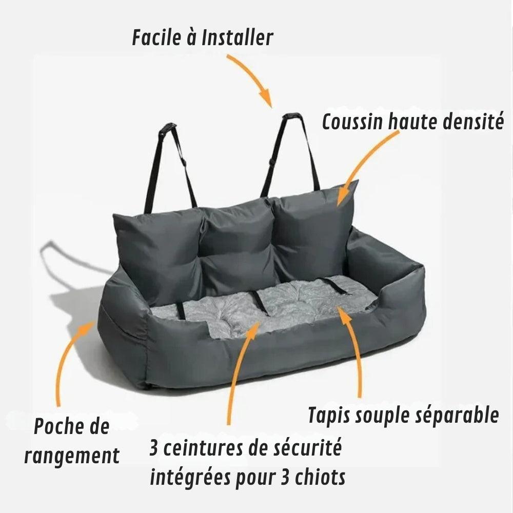 Hamac Chien pour Voiture Confortable et Réversible