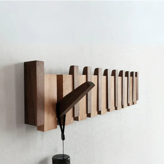 Porte-manteau Bois Accroche Murale Design - Marcherelle