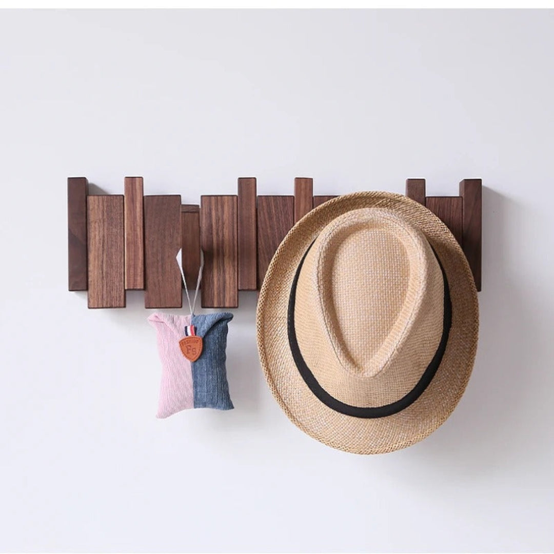 Porte-manteau Bois Accroche Murale Design