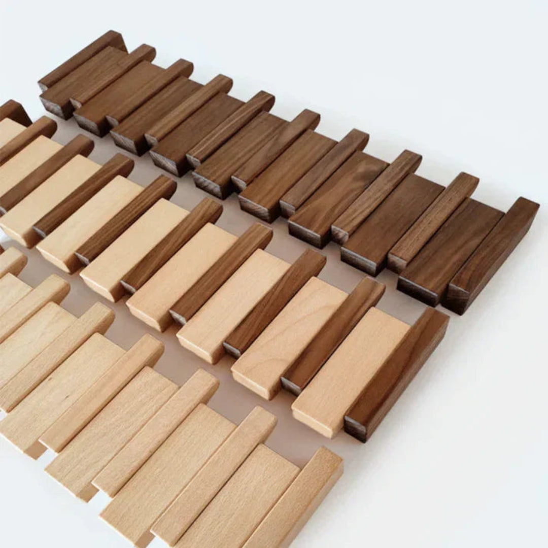 Porte-manteau Bois Accroche Murale Design