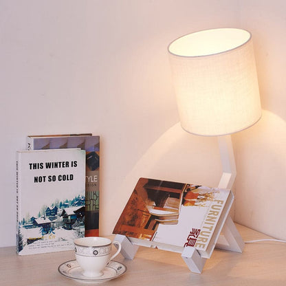 Lampe de Table Design Nordique avec Rangement
