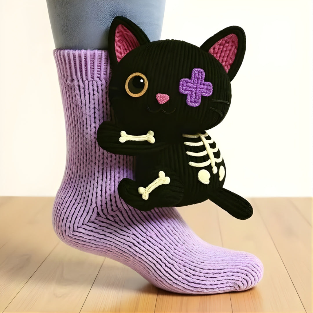 Chaussettes intérieures chaudes et douces pour homme et femme