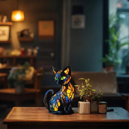 Lampe Chat Amusant et Colorée