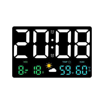 Horloge Murale LED Digitale Moderne