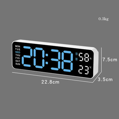 Horloge Murale LED Digitale Moderne