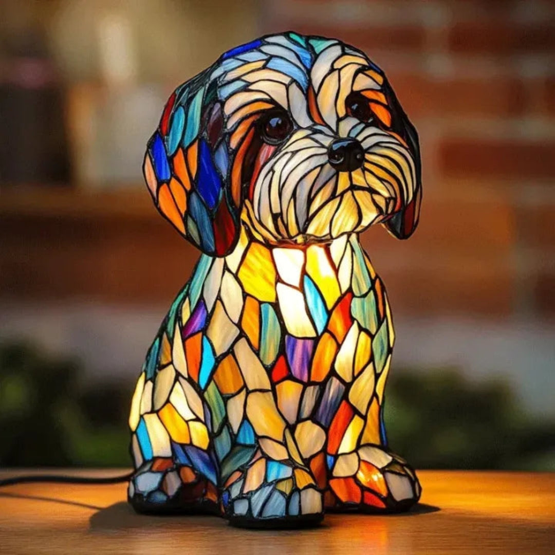 Lampe Chien Amusant LED Coloré