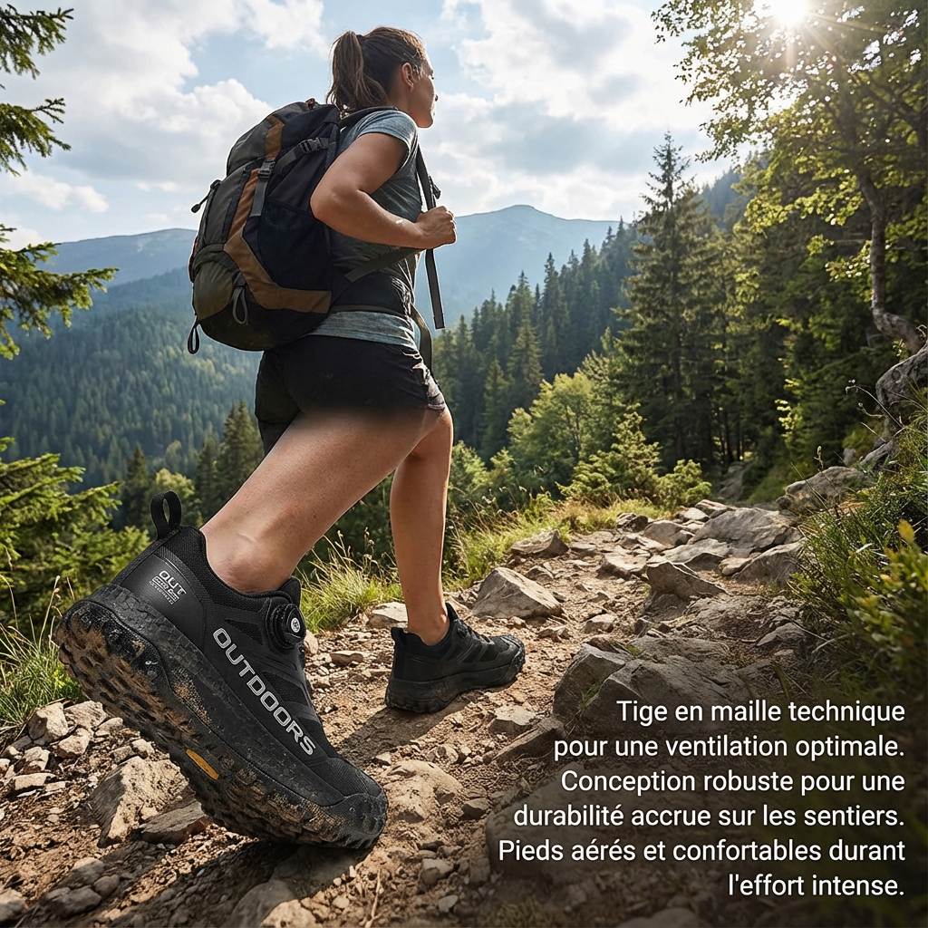 Marcherelle™ – Chaussures De Randonnée Légères et Antidérapantes