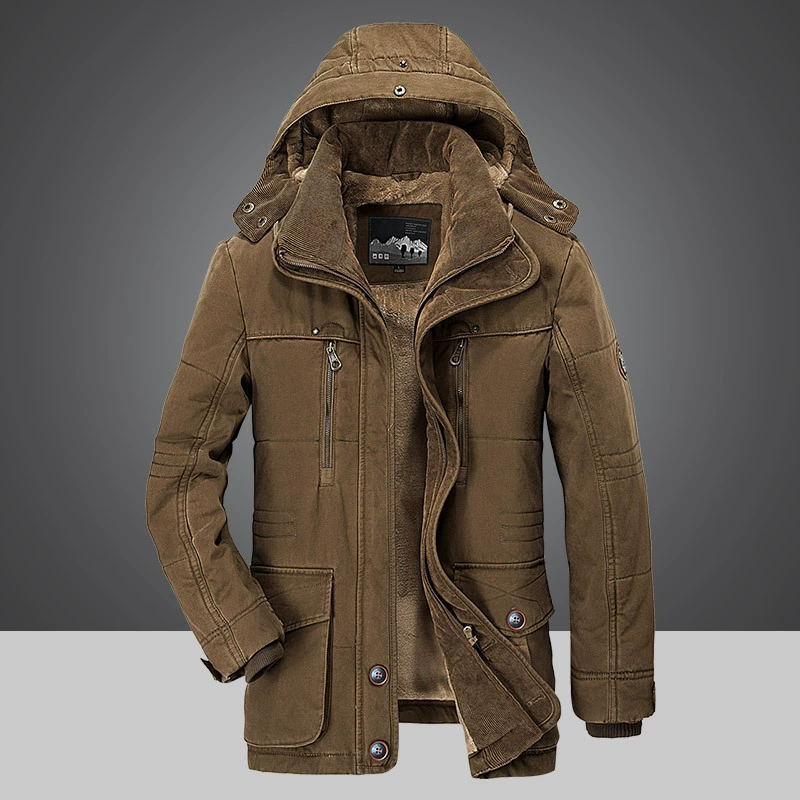 Veste parka homme chaud hivernal