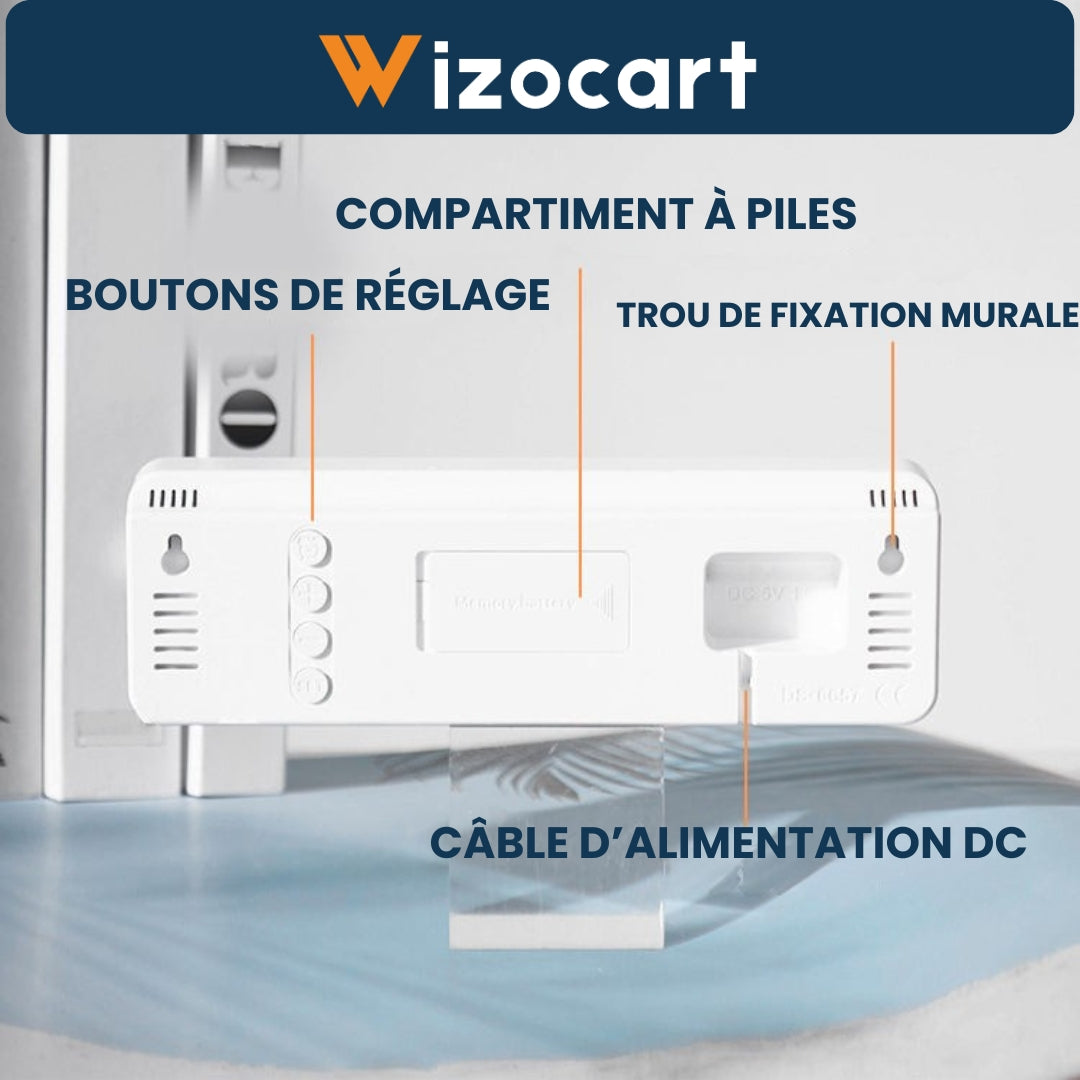 Horloge Murale LED Digitale Moderne