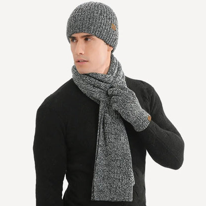 Ensemble Hiver Chaud avec Bonnet, Écharpe et Gants