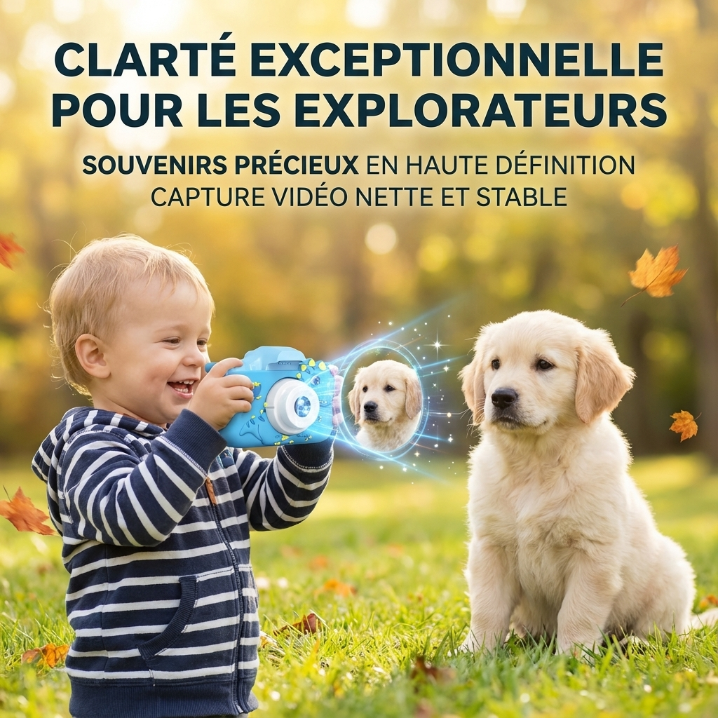 Marcherelle™ – Appareil Photo Enfant pour Premiers Souvenirs Capturés
