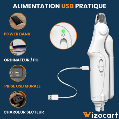 Ongle Coupe pour Chien et Chat Pratique 2 en 1