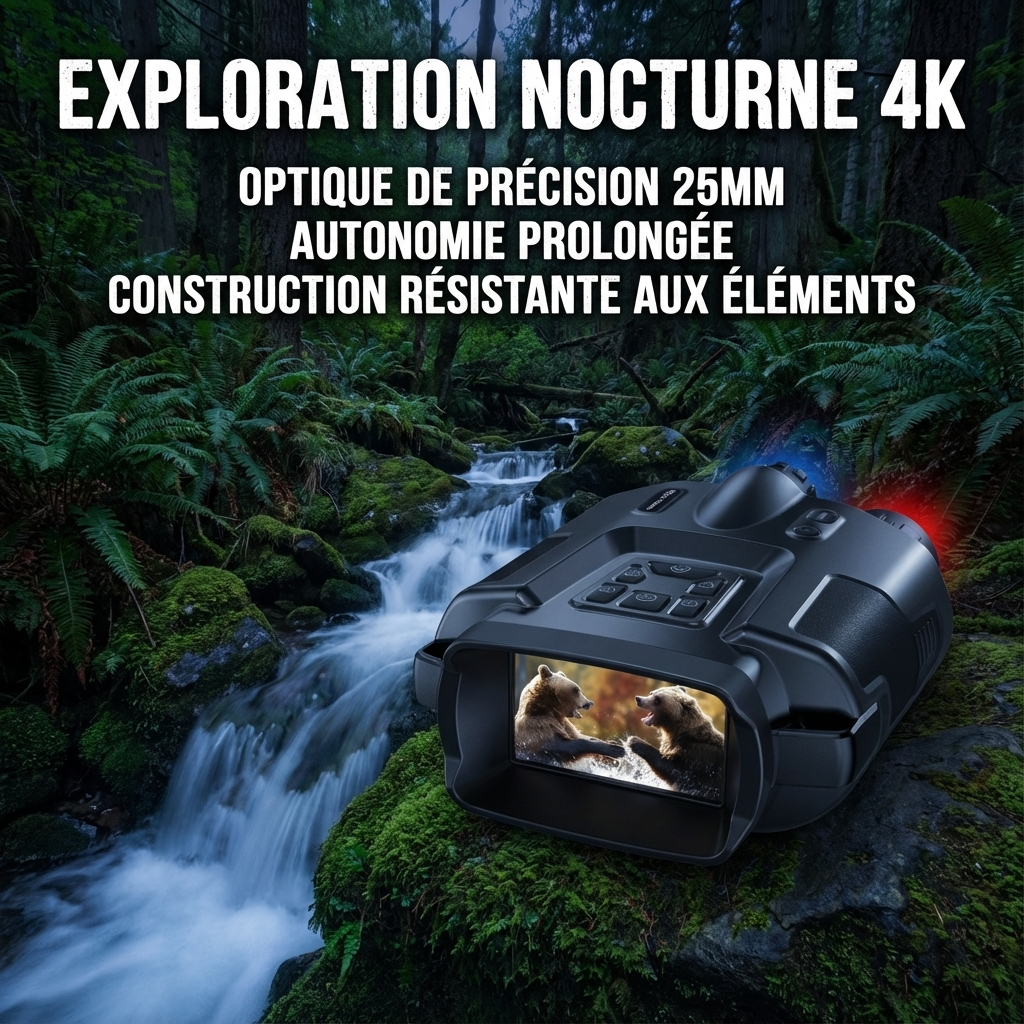 Marcherelle™ – Jumelles Vision Nocturne 4k À Image Large Et Claire