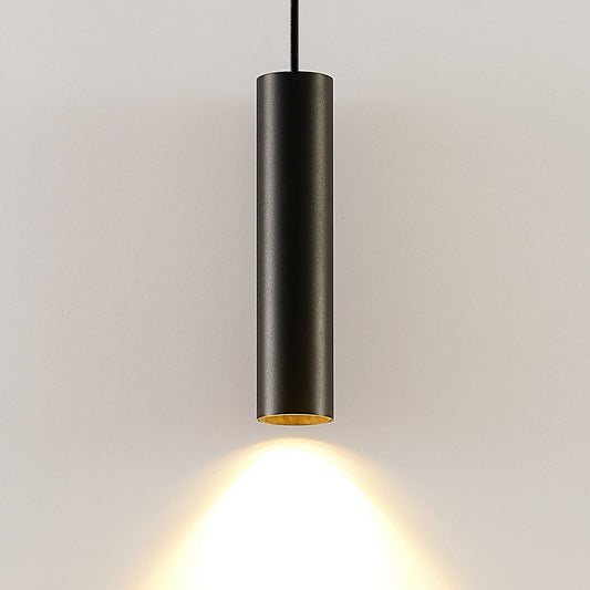 Luminaire Suspendu Noir Aluminium Moderne pour Îlot de Cuisine - Foivo
