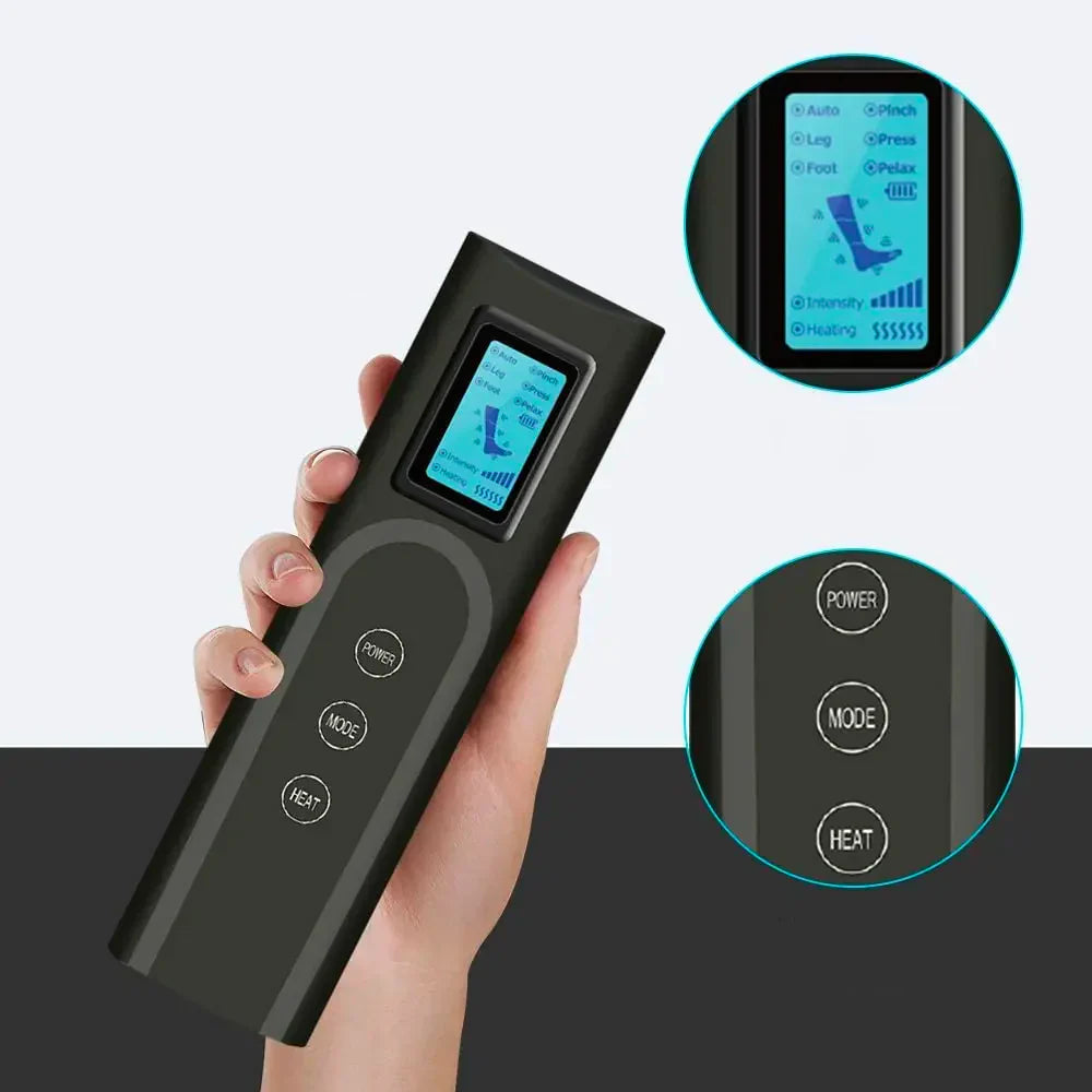 Massueur de pieds et jambes chauffant relaxant