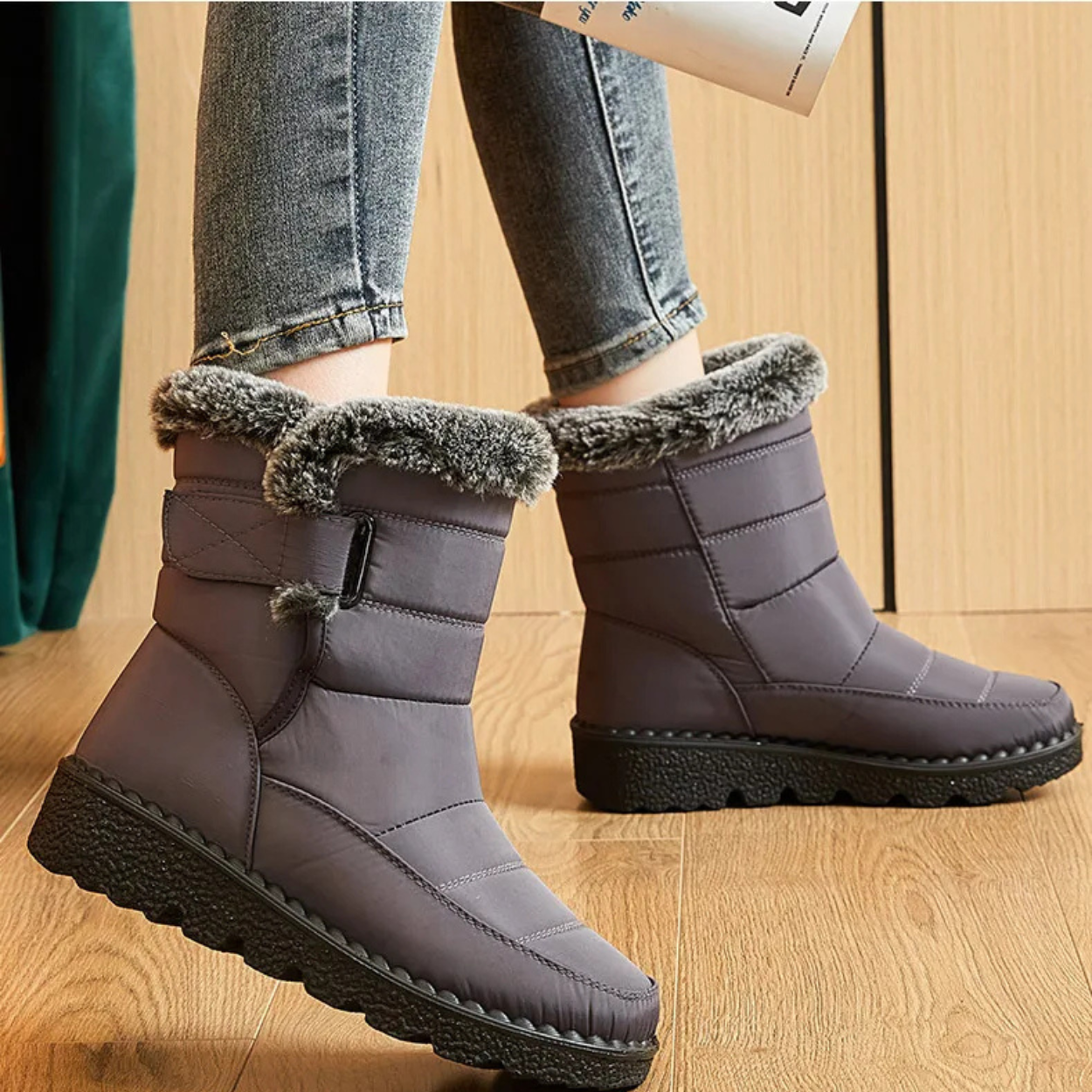 Bottes Neige Imperméables Chauffantes et Confortables