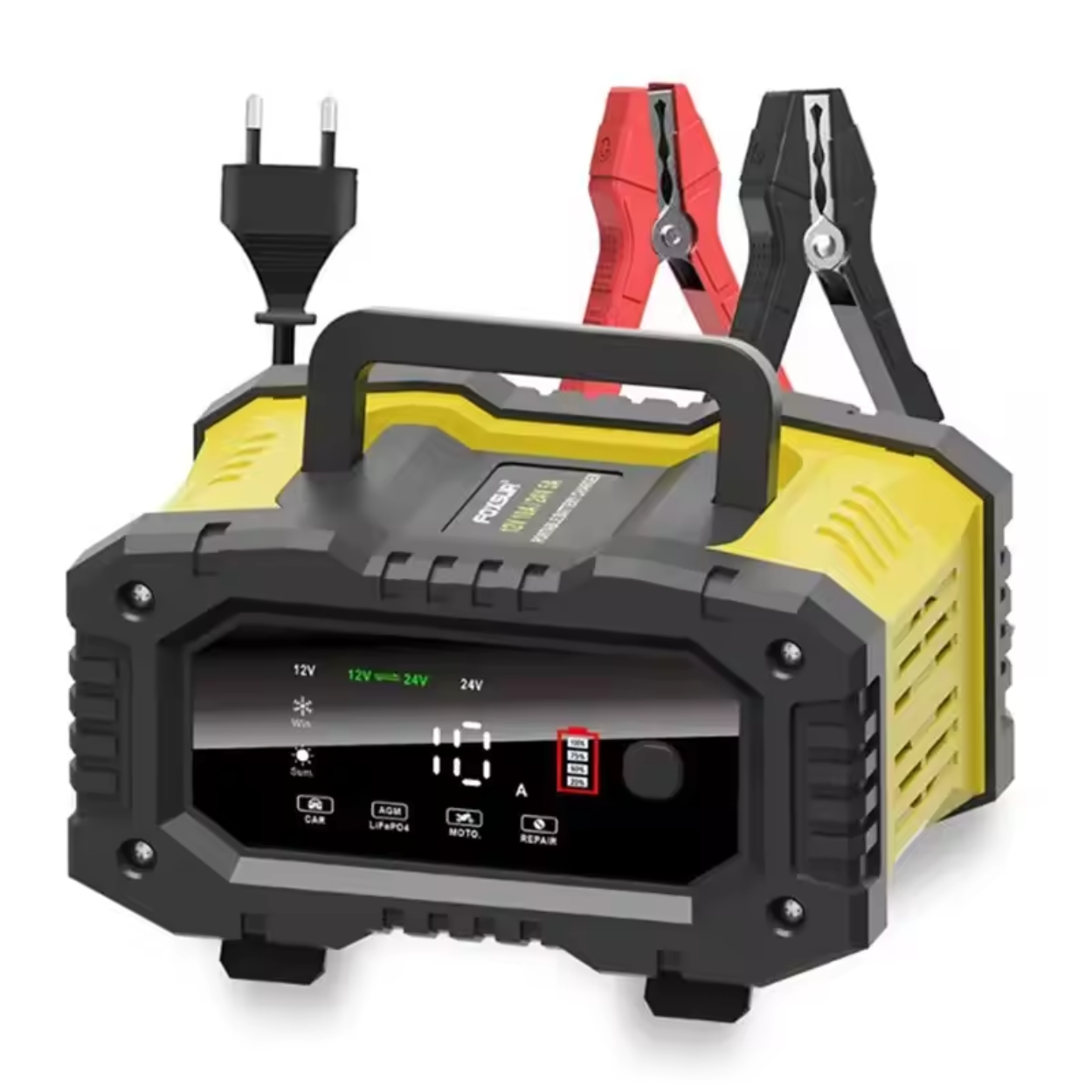 Chargeur Batterie Auto 12V et 24V Rapide