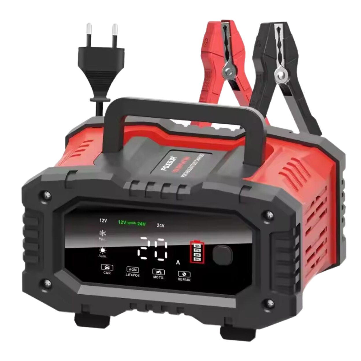 Chargeur Batterie Auto 12V et 24V Rapide