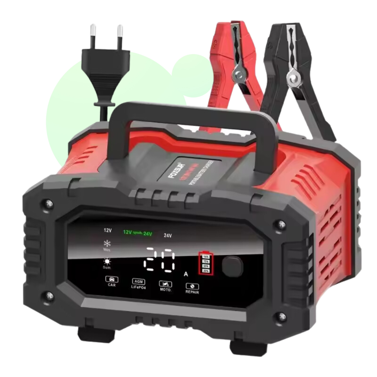 Chargeur Batterie Auto 12V et 24V Rapide - Marcherelle