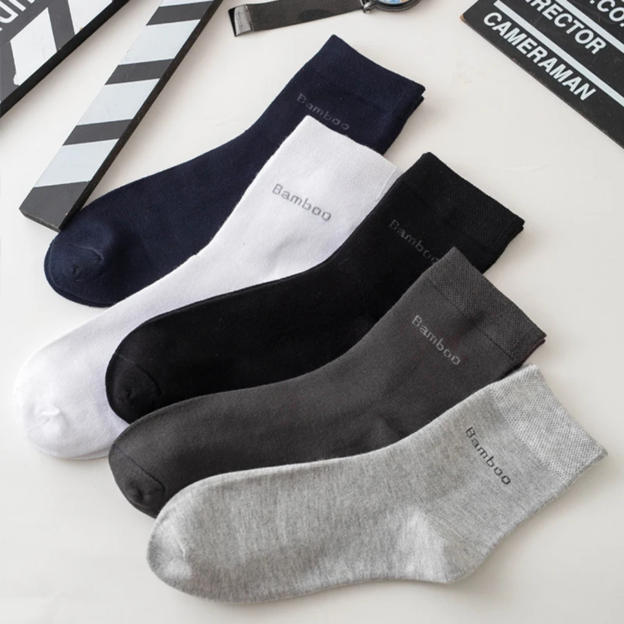 Chaussettes Homme Bambou Respirant et Hygiénique