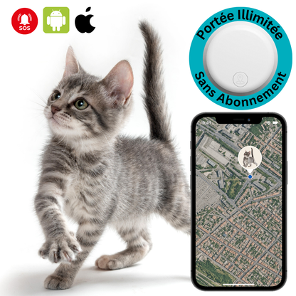Comfexia™ – Traceur GSS Chat Localisation Discrète Sans Abonnement