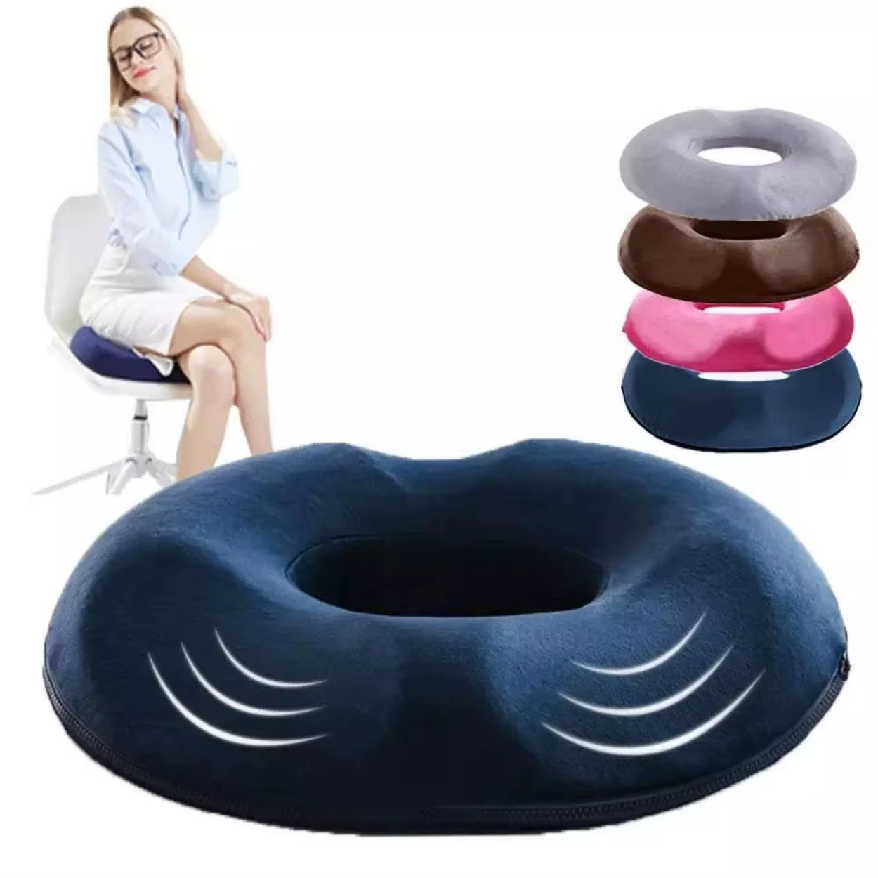 Coussin de Soutien Lombaire Ergonomique pour Bureau