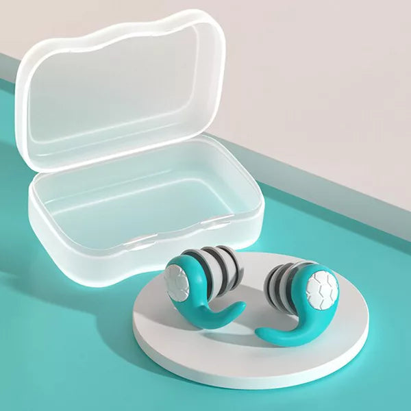 Bouchons d'Oreilles Silencieux en Silicone pour un Sommeil Profond