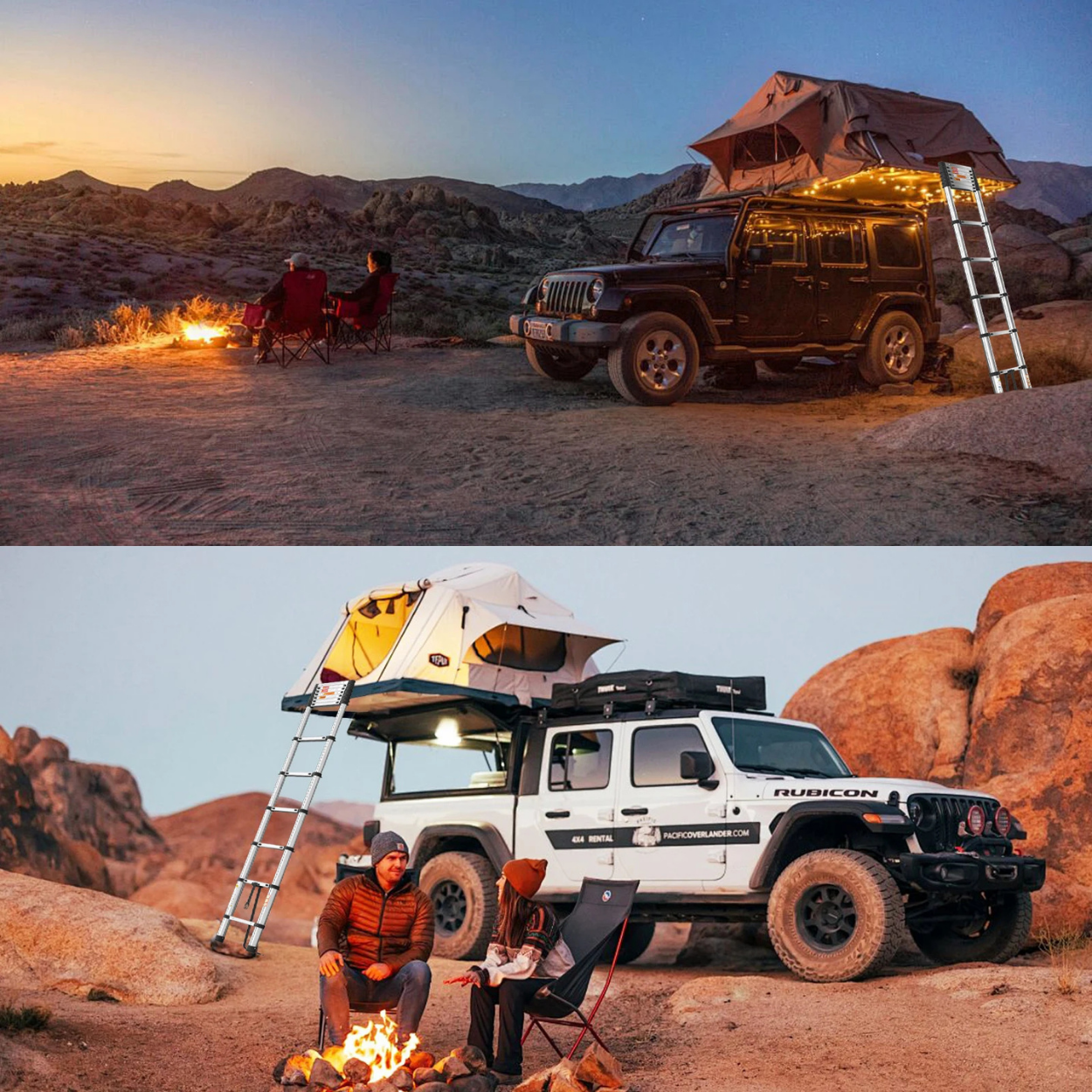 Échelle Télescopique Robuste en Acier pour Travail