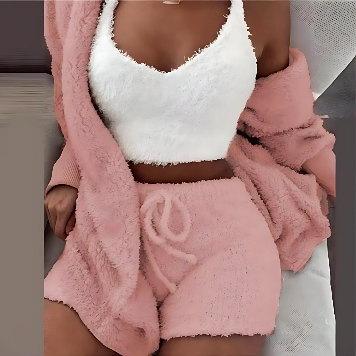 Pyjama Femme Doux et Confortable pour Maison