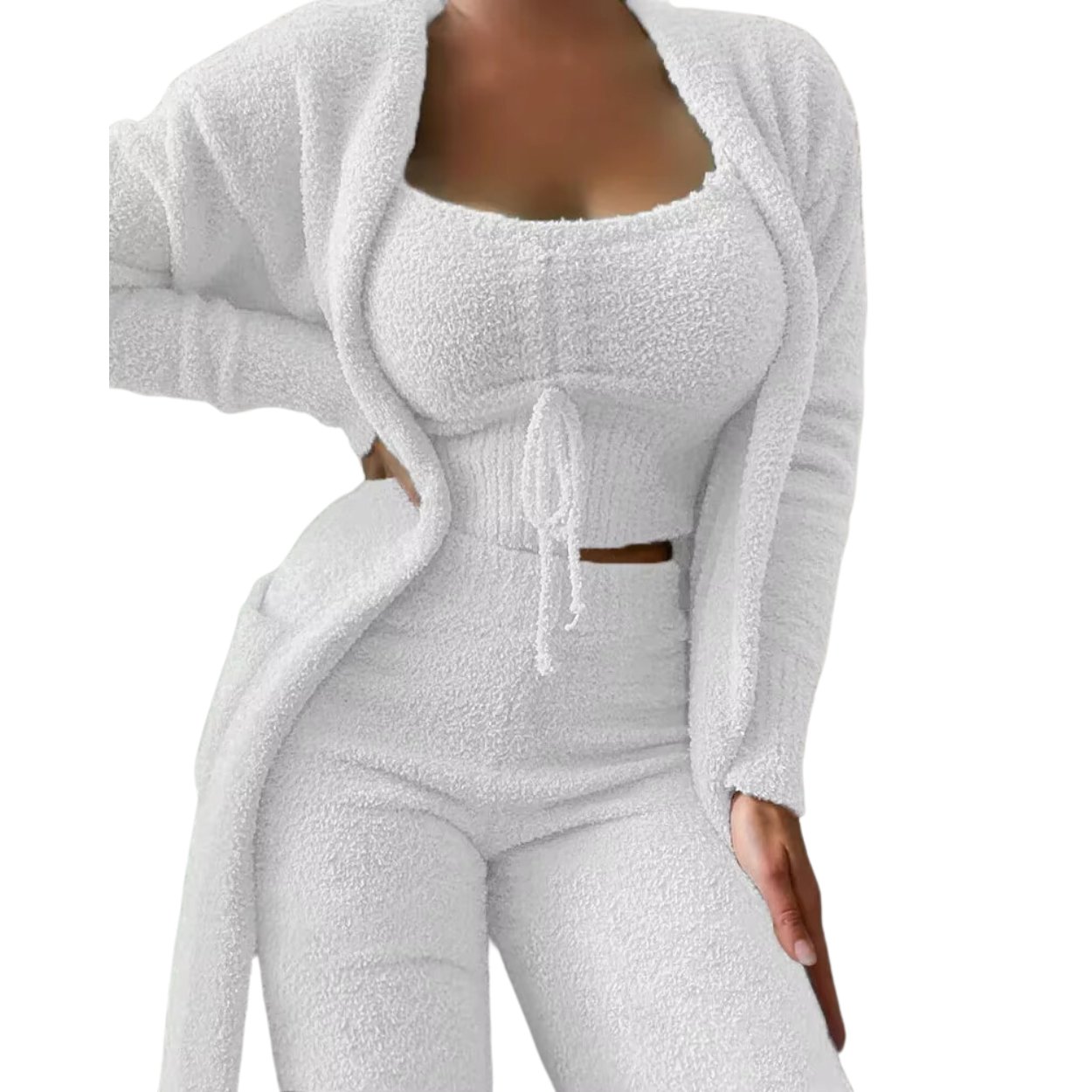 Pyjama Velours Doux et Confortable pour Femme
